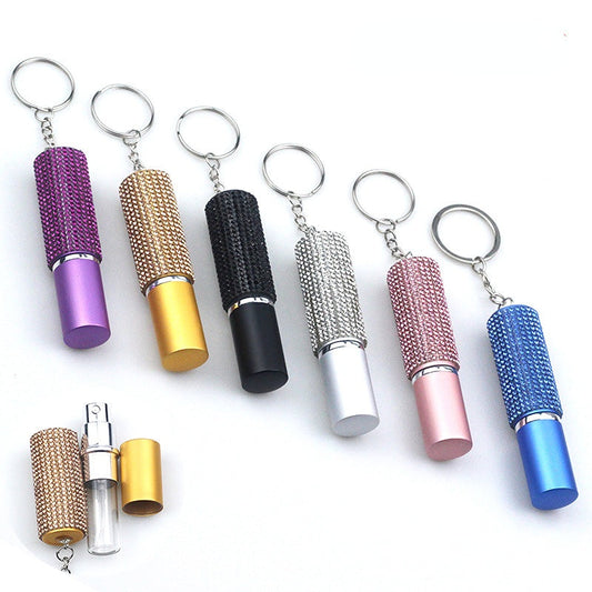 Keychain Metal 10ml Diamond Perfume Bottle MOQ≥2 ChaoH051