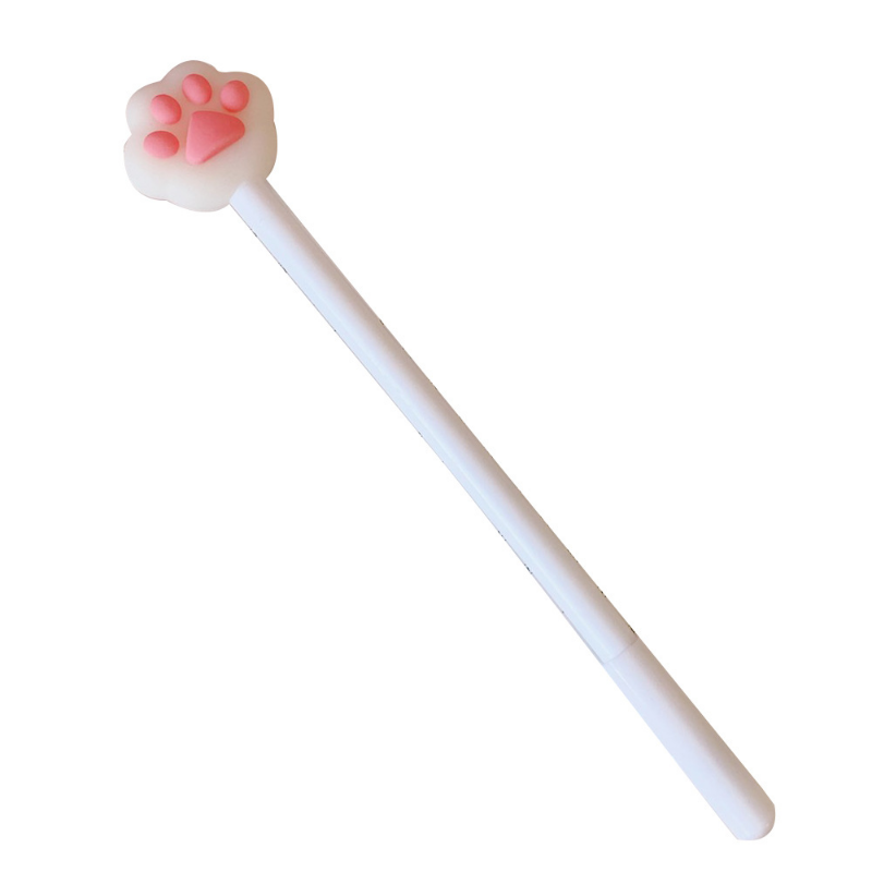 plastic cute cat claw pen pink neutral pen TengY001