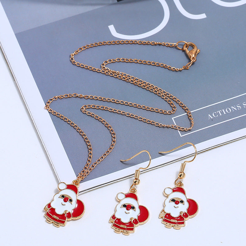 Alloy Cute Cartoon Oil Dropping Earrings MYA-KaiQ025