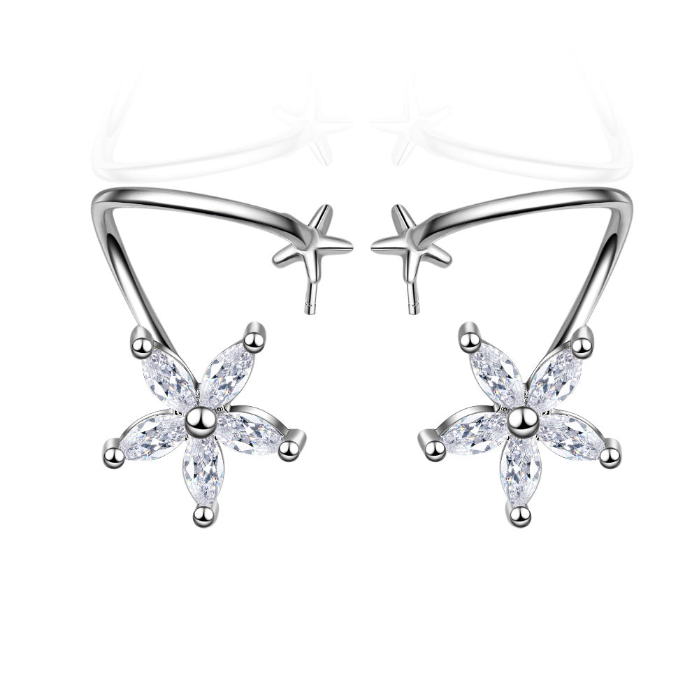 Tipse grass crystal earringsMinimo de compra 2 MIC-XZS005