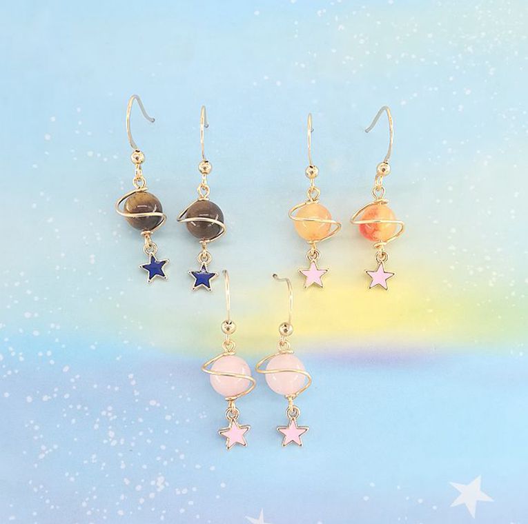 Alloy New Product Planet Earrings MIC-MSY009