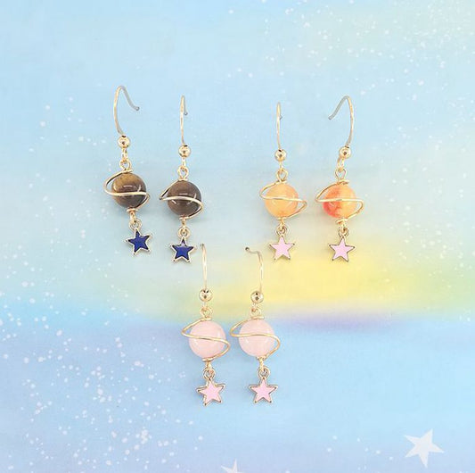 Alloy New Product Planet Earrings MIC-MSY009