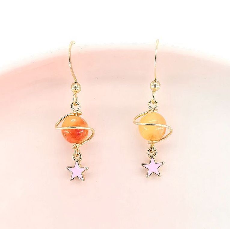 Alloy New Product Planet Earrings MIC-MSY009