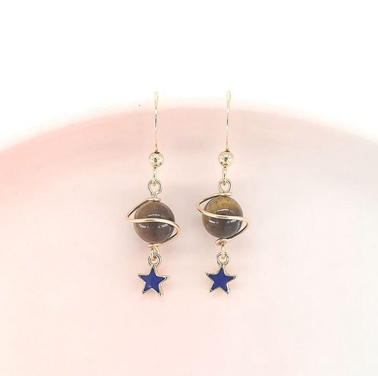 Alloy New Product Planet Earrings MIC-MSY009