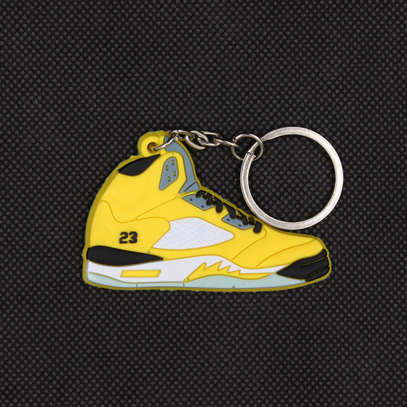 keychain PVC Simulation Basketball Shoes (F) MIC-JiaYi004