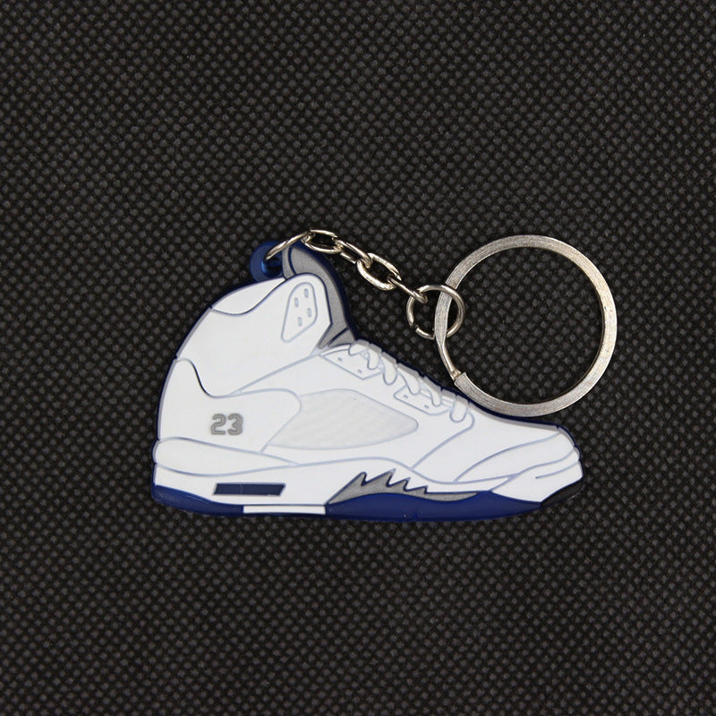 keychain PVC Simulation Basketball Shoes (F) MIC-JiaYi004