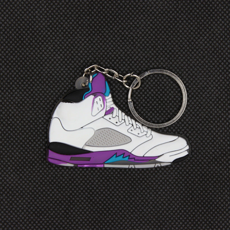 keychain PVC Simulation Basketball Shoes (F) MIC-JiaYi004