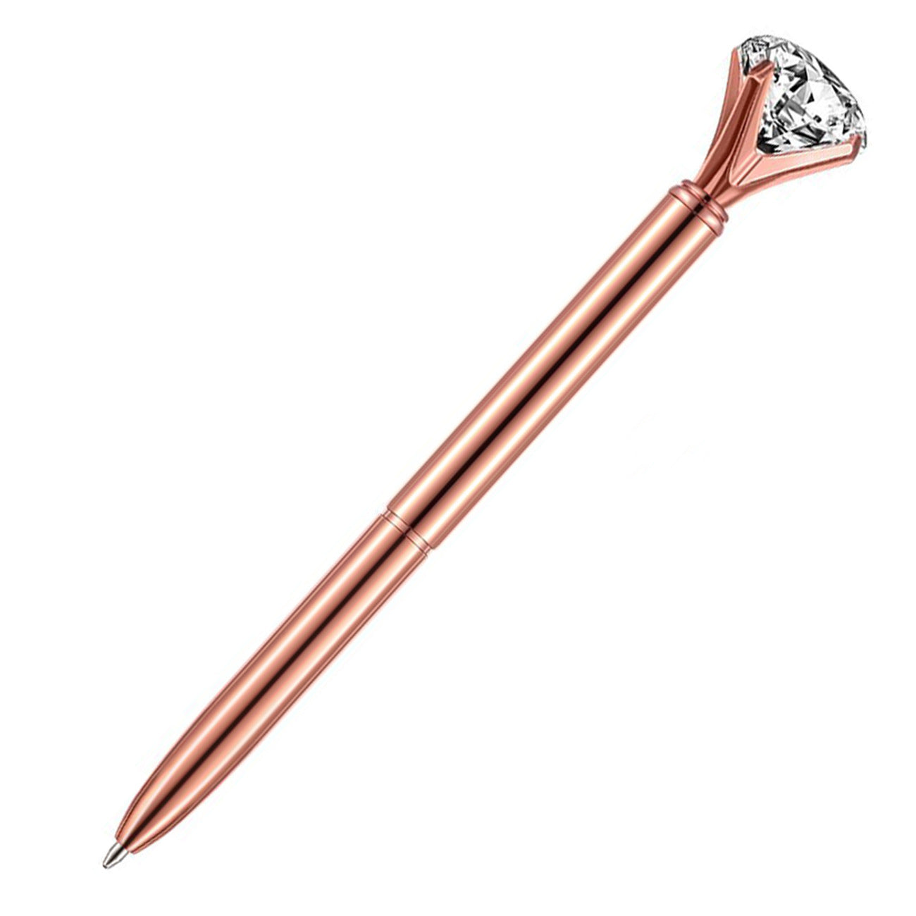 red metal large diamond ballpoint pen Huah006