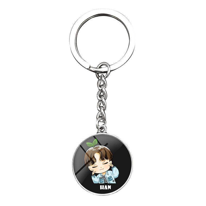 Acrylic Stray Kids Time Gem Keychain (Minimo de Compra 2)  MYA-DiN010