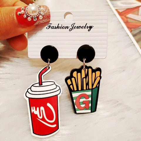 Acrylic Simple Fashion Hot Style Earrings MIC-HanS07