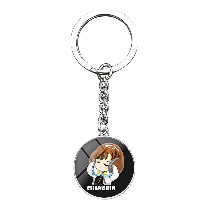 Acrylic Stray Kids Time Gem Keychain (Minimo de Compra 2)  MYA-DiN010