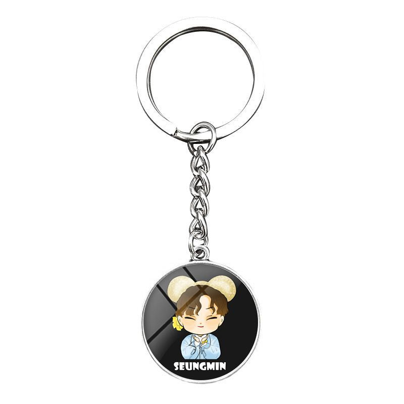 Acrylic Stray Kids Time Gem Keychain (Minimo de Compra 2)  MYA-DiN010