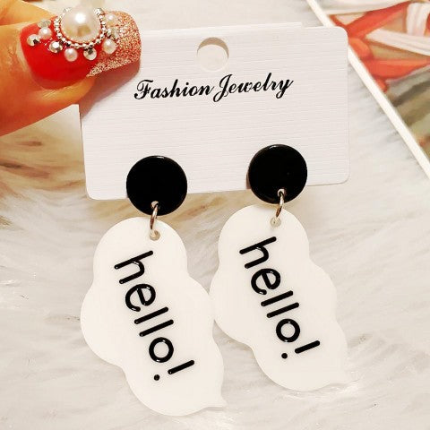 Acrylic Simple Fashion Hot Style Earrings MIC-HanS07