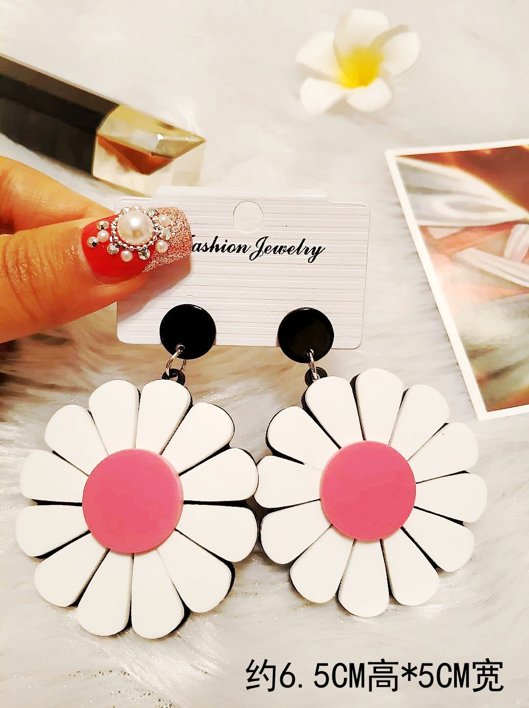 Acrylic Simple Fashion Hot Style Earrings MIC-HanS07