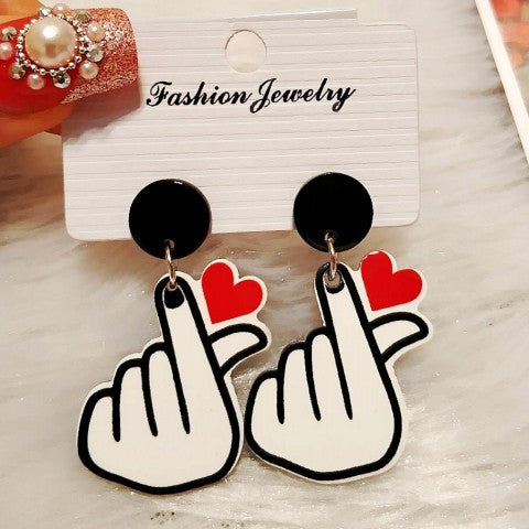 Acrylic Simple Fashion Hot Style Earrings MIC-HanS07