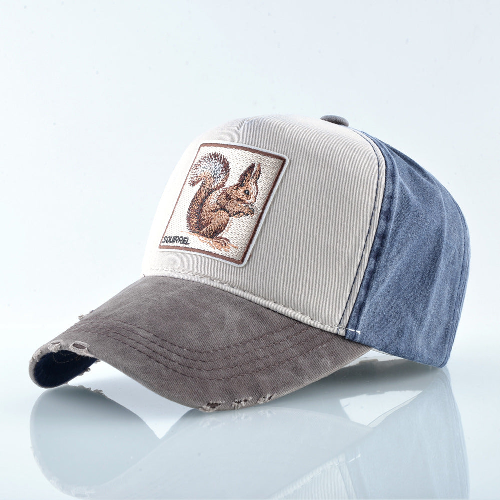 Nylon wolf animal embroidery Baseball cap MYA-DSM008