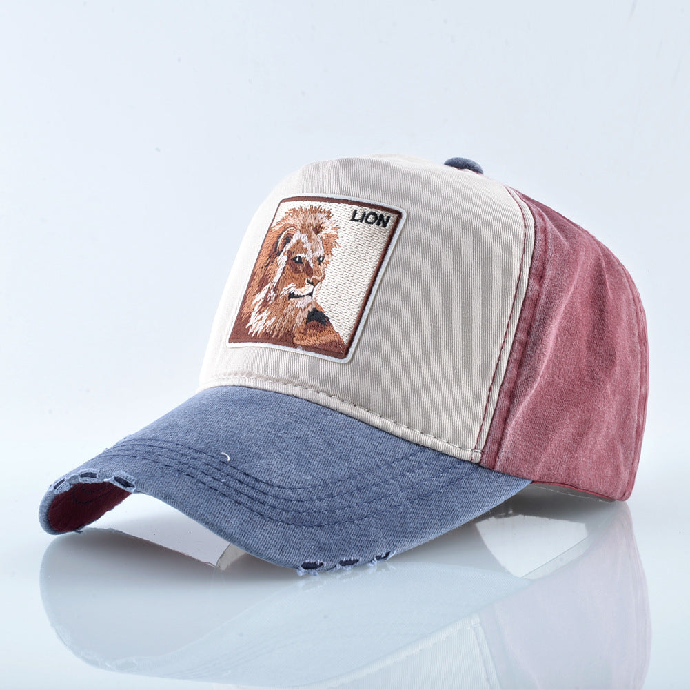 Nylon wolf animal embroidery Baseball cap MYA-DSM008