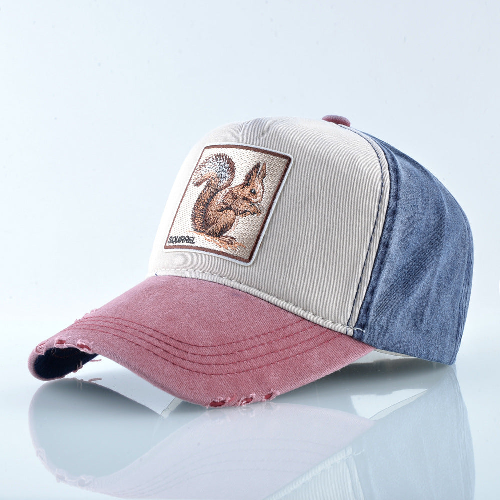 Nylon wolf animal embroidery Baseball cap MYA-DSM008