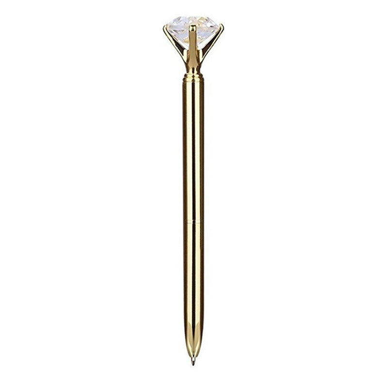 Diamond Shaped Metal Rotary Ballpoint Pen Baon002