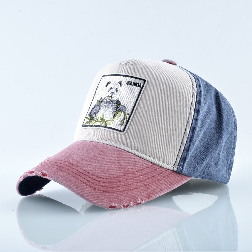 Nylon wolf animal embroidery Baseball cap MYA-DSM008