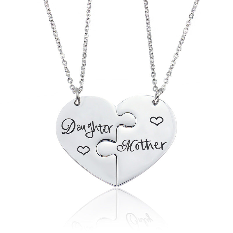 Titanium Steel Mother's Day Necklace MIC-LAA004