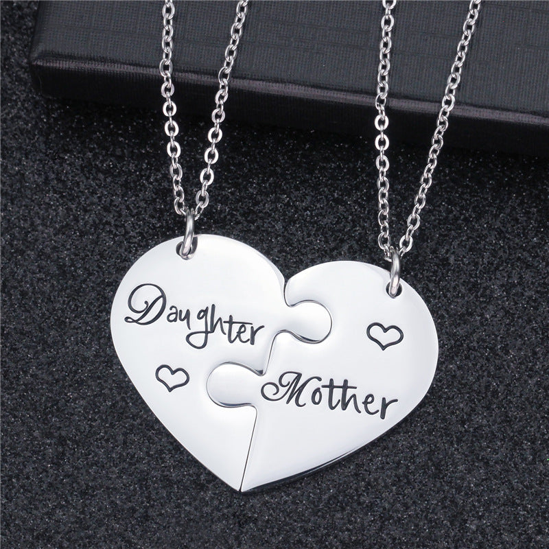 Titanium Steel Mother's Day Necklace MIC-LAA004