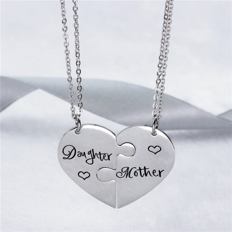 Titanium Steel Mother's Day Necklace MIC-LAA004