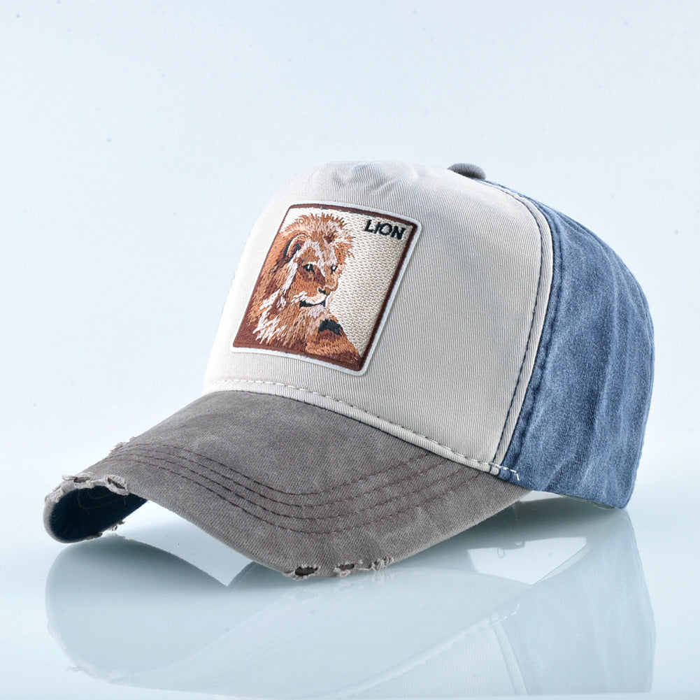 Nylon wolf animal embroidery Baseball cap MYA-DSM008