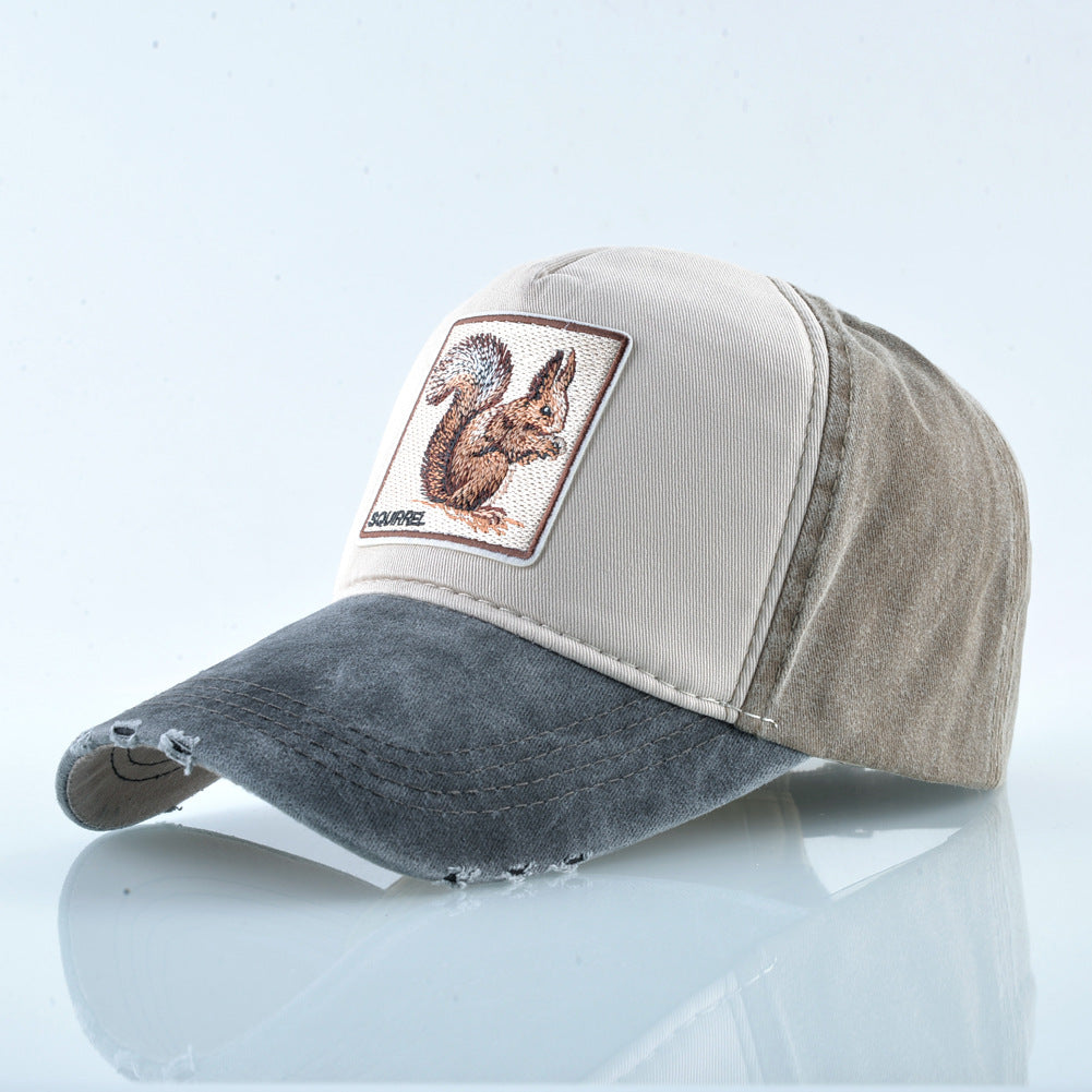 Nylon wolf animal embroidery Baseball cap MYA-DSM008