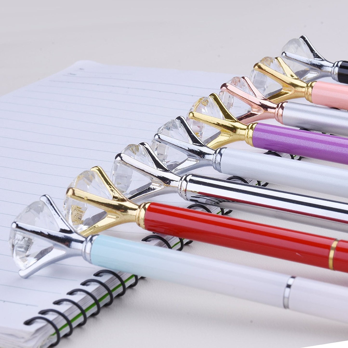 Diamond Shaped Metal Rotary Ballpoint Pen Baon002