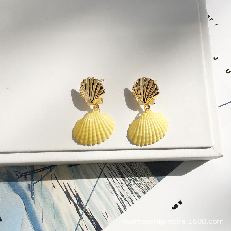 Alloy Shell Earrings MYA-AYN027