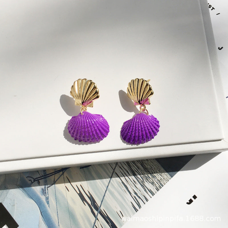 Alloy Shell Earrings MYA-AYN027