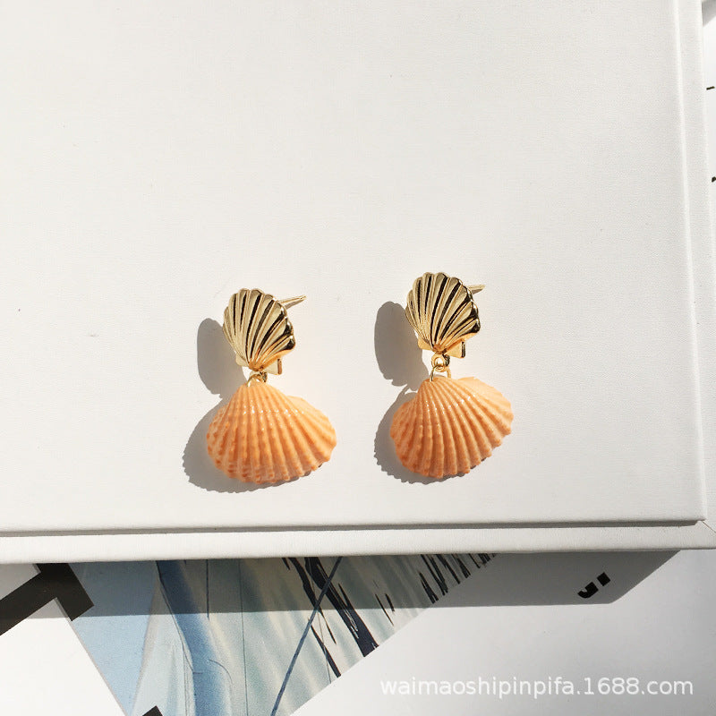 Alloy Shell Earrings MYA-AYN027