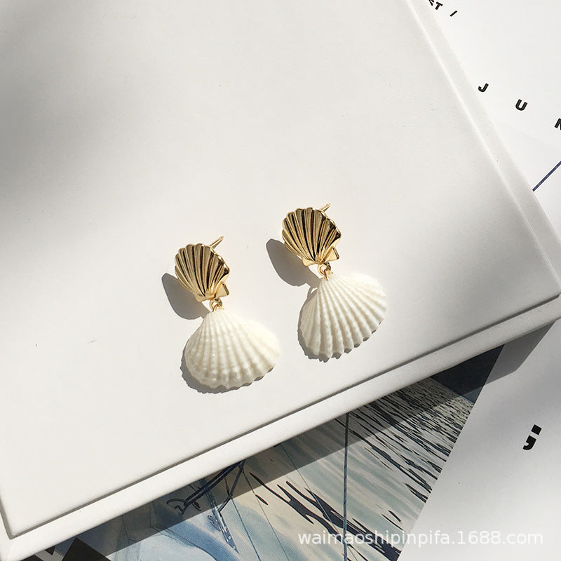 Alloy Shell Earrings MYA-AYN027