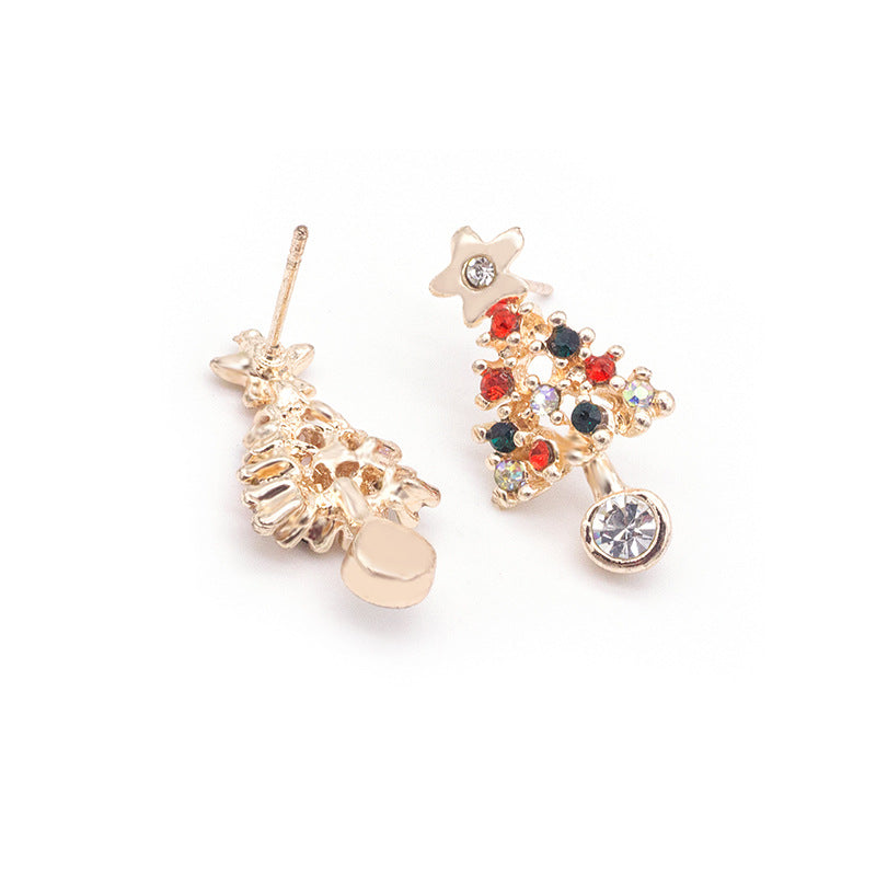 Alloy Christmas Elk Earrings MIC-MDD186