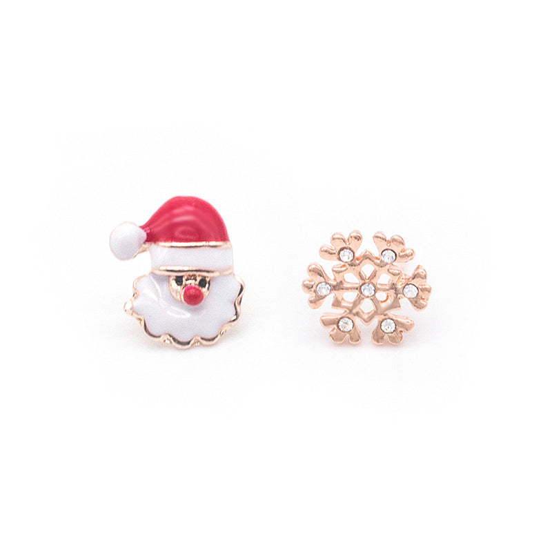 Alloy Christmas Elk Earrings MIC-MDD186