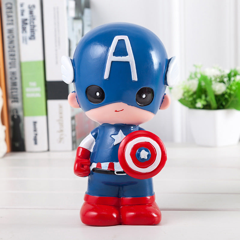 Resin cartoon anti drop piggy bank MIC-DSN006