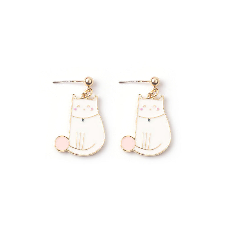 Asymmetric cartoon alloy earrings (Minimo de Compra 3) MIC-HongC019