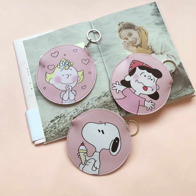 PU cute cartoon Charlie zero wallet (Minimo de compra 3) MYA-WanG001