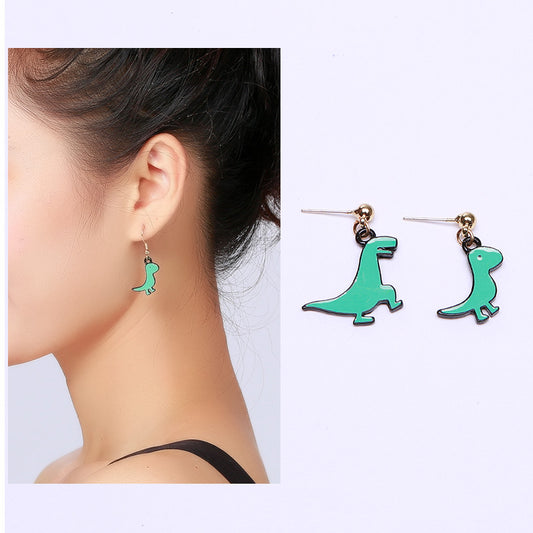 Alloy Funny Dinosaur Earrings (Minimo de Compra 2) MIC-QiR050