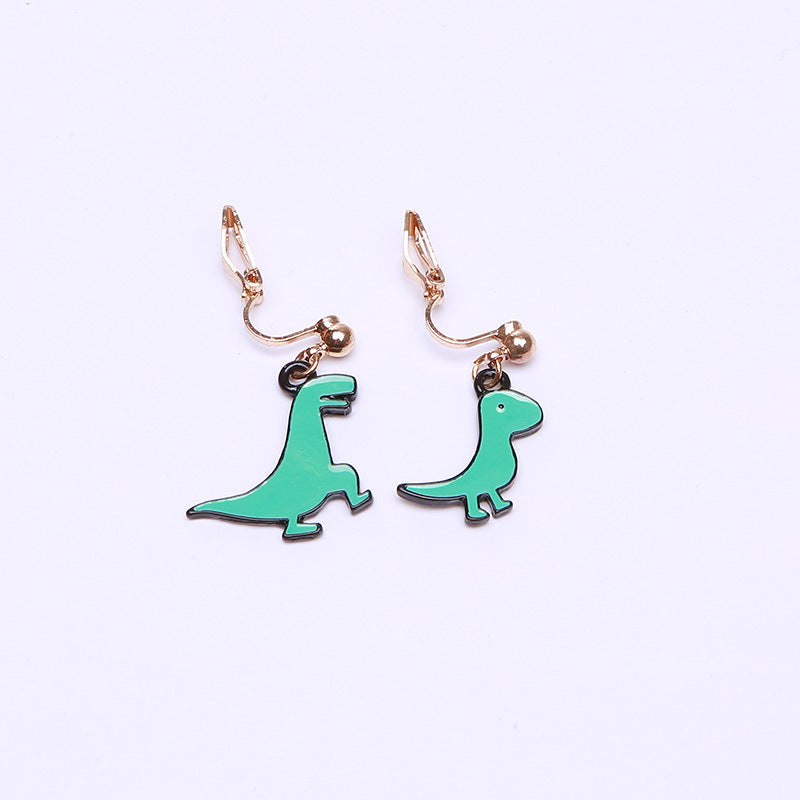 Alloy Funny Dinosaur Earrings (Minimo de Compra 2) MIC-QiR050