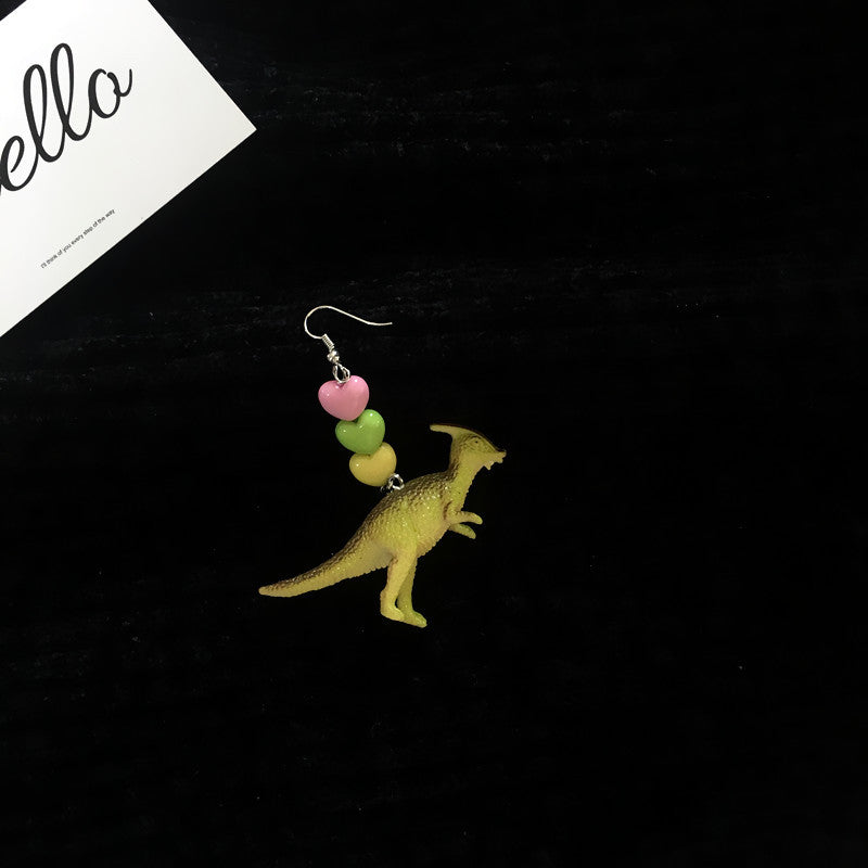 Acrylic Fun Dinosaur Earrings (Minimo de Compra 2) MIC-ChouT031