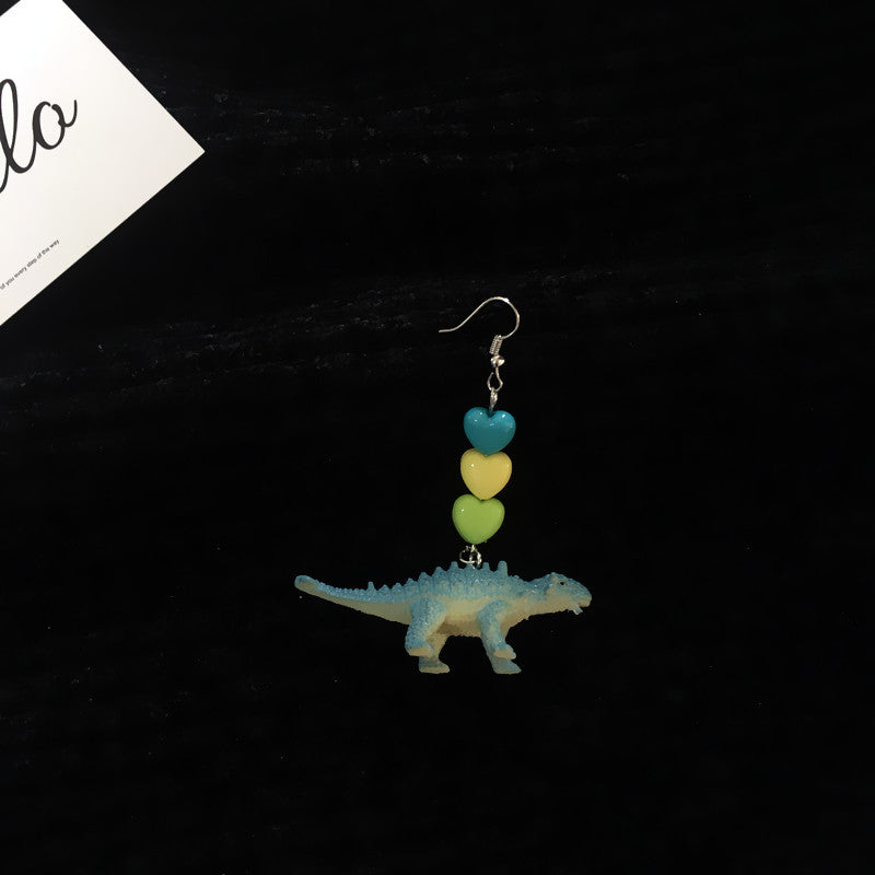 Acrylic Fun Dinosaur Earrings (Minimo de Compra 2) MIC-ChouT031