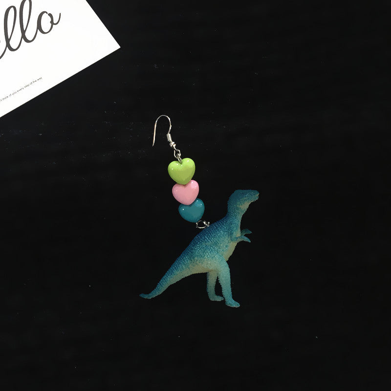 Acrylic Fun Dinosaur Earrings (Minimo de Compra 2) MIC-ChouT031