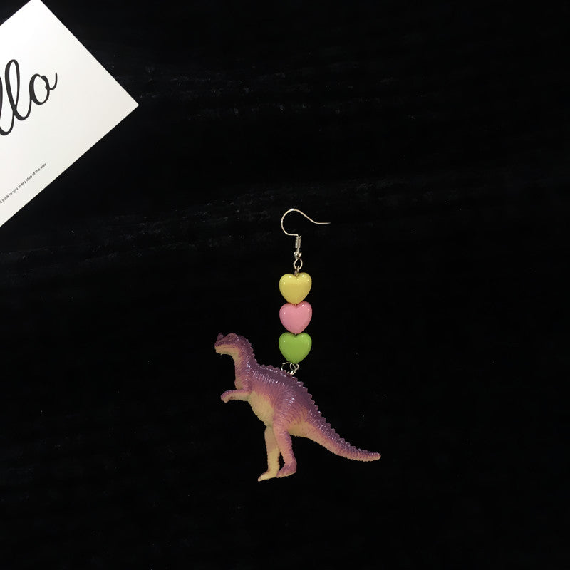 Acrylic Fun Dinosaur Earrings (Minimo de Compra 2) MIC-ChouT031