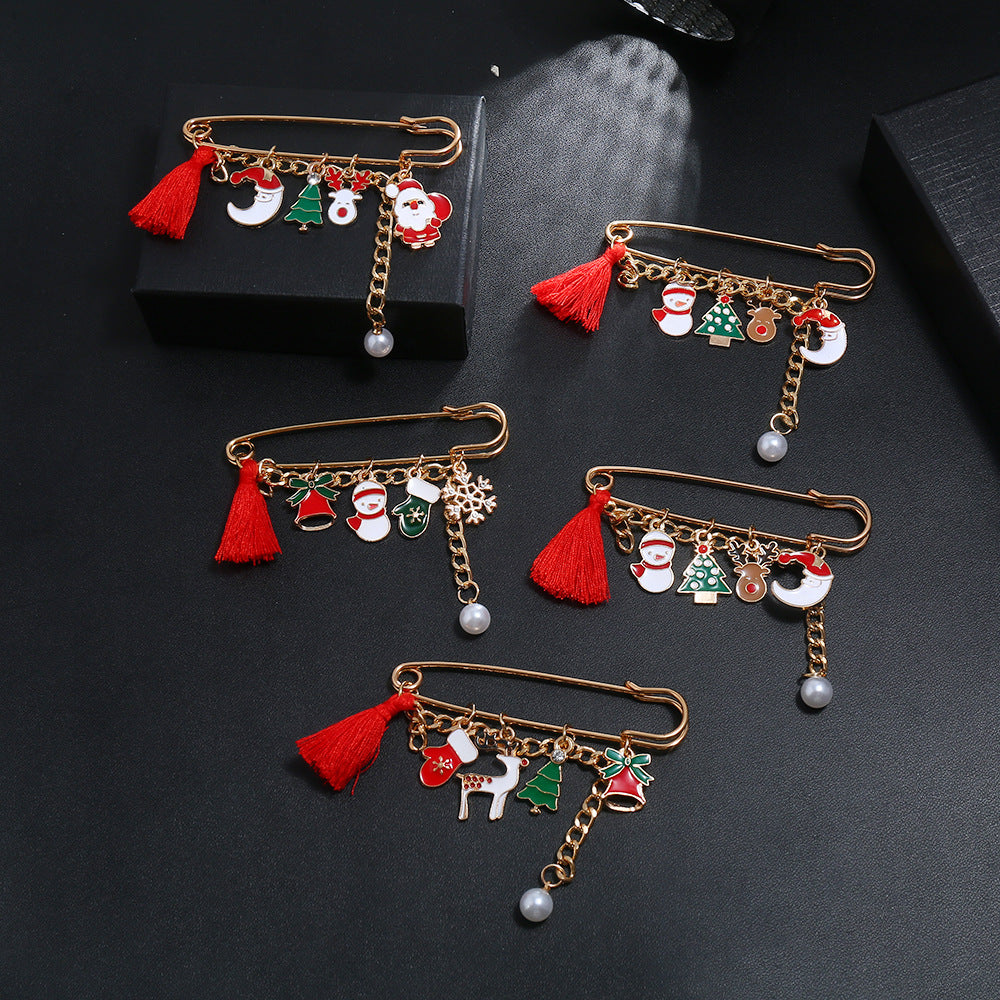 Alloy New Christmas Series brooch (Minimo de Compra 2) MYA-ZuanL026