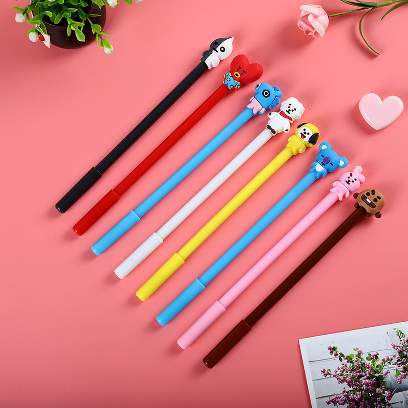 Ballpoint Pen Plastic Cute Cartoon Black Gel Pen ZhangH001