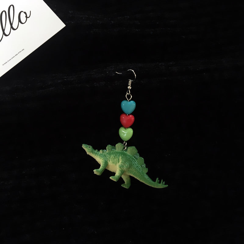 Acrylic Fun Dinosaur Earrings (Minimo de Compra 2) MIC-ChouT031