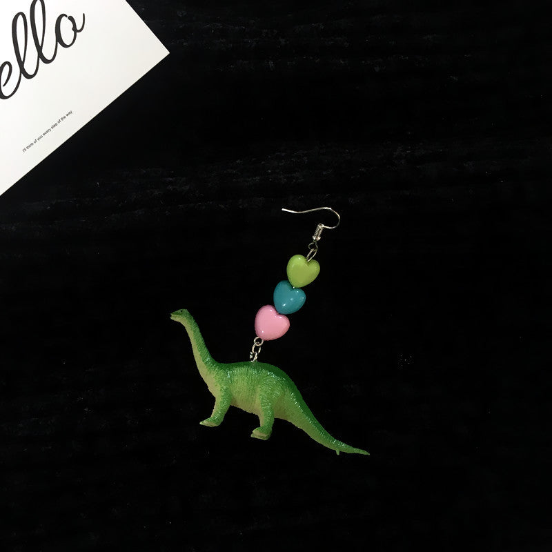 Acrylic Fun Dinosaur Earrings (Minimo de Compra 2) MIC-ChouT031