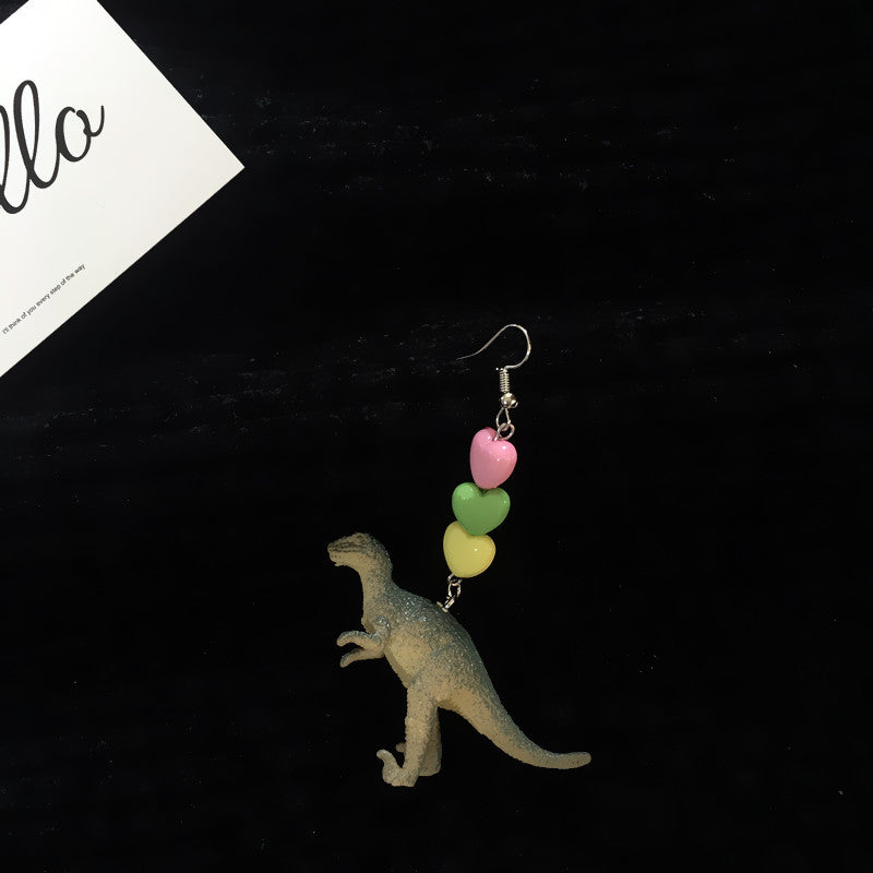 Acrylic Fun Dinosaur Earrings (Minimo de Compra 2) MIC-ChouT031